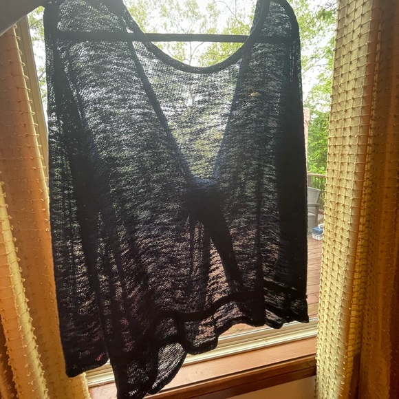 Wasabi + Mint Medium Sheer sweater/shirt - Picture 5 of 6